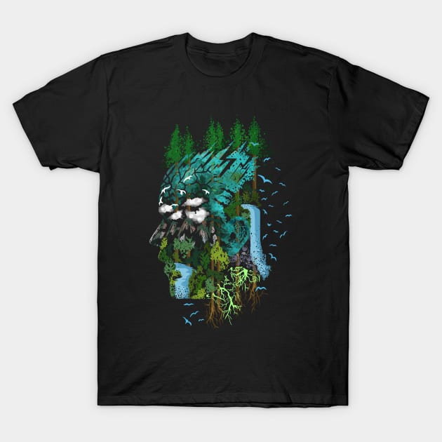 Father Nature T-Shirt by nippyer